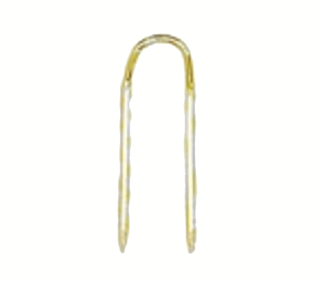 Jewelers U-pins - 25mm Gold tone