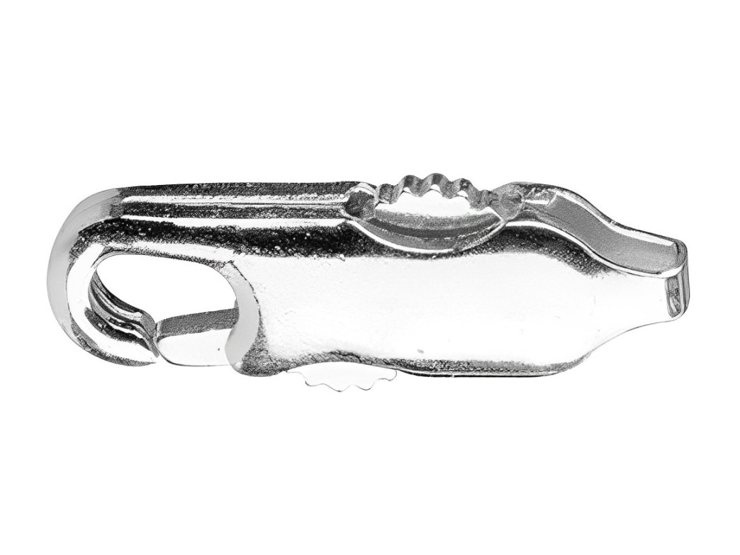 Sterling Silver Double Push Lobster Claw Clasps - 15mm