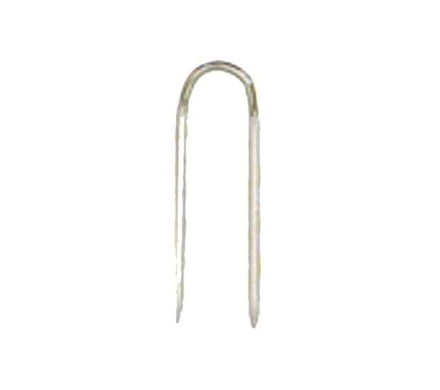 Jewelers U-pins - 16mm Silver tone