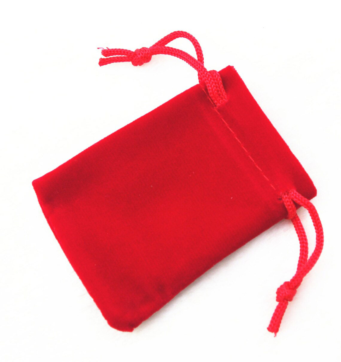 Large Velvet Pouches - Red