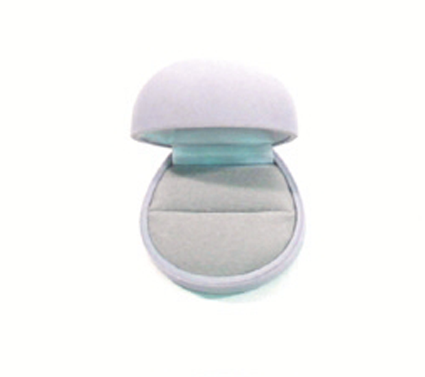 Jewelry Gift Boxes - Round ring box Gray