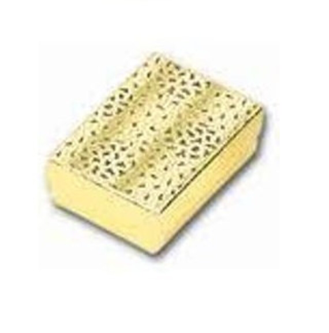 Cotton-filled Jewelry Gift Boxes - 2.5”x 1.5”x 1” Gold