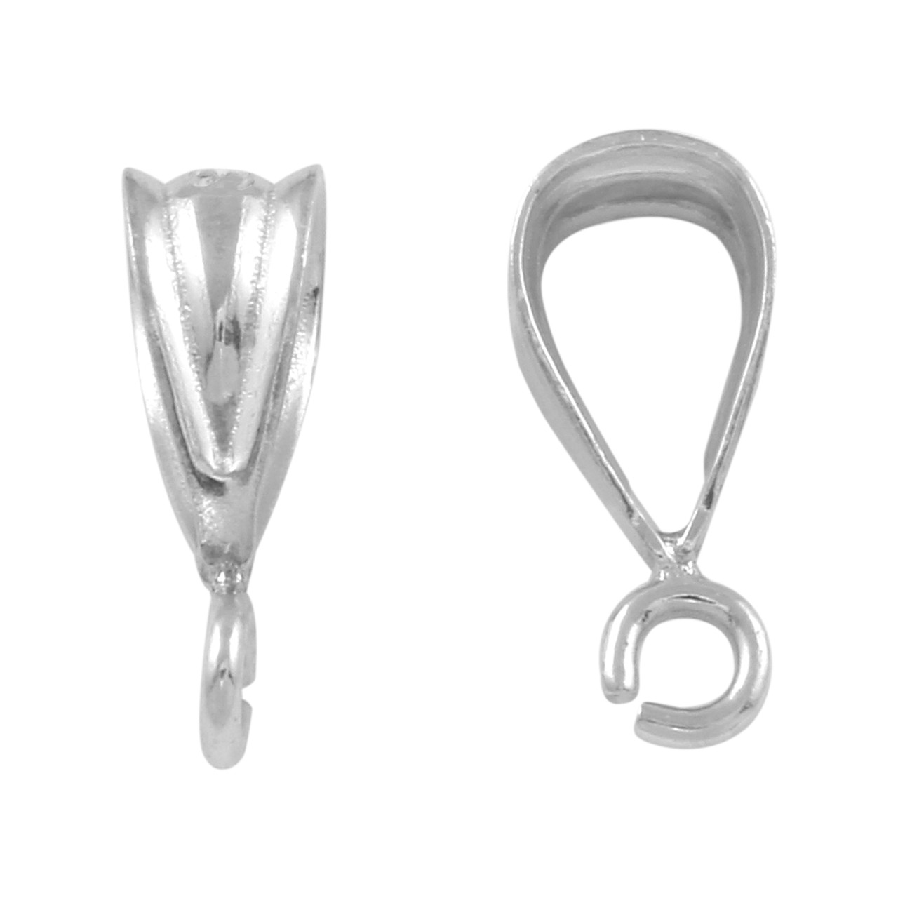 Sterling Silver Bails - 9.3mm x 14.4mm