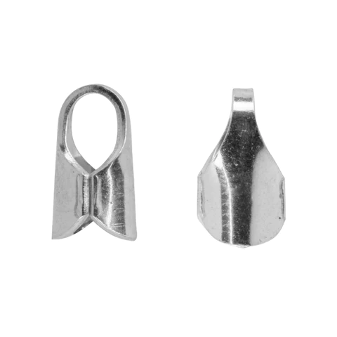 Sterling Silver Round Endcap - 2mm