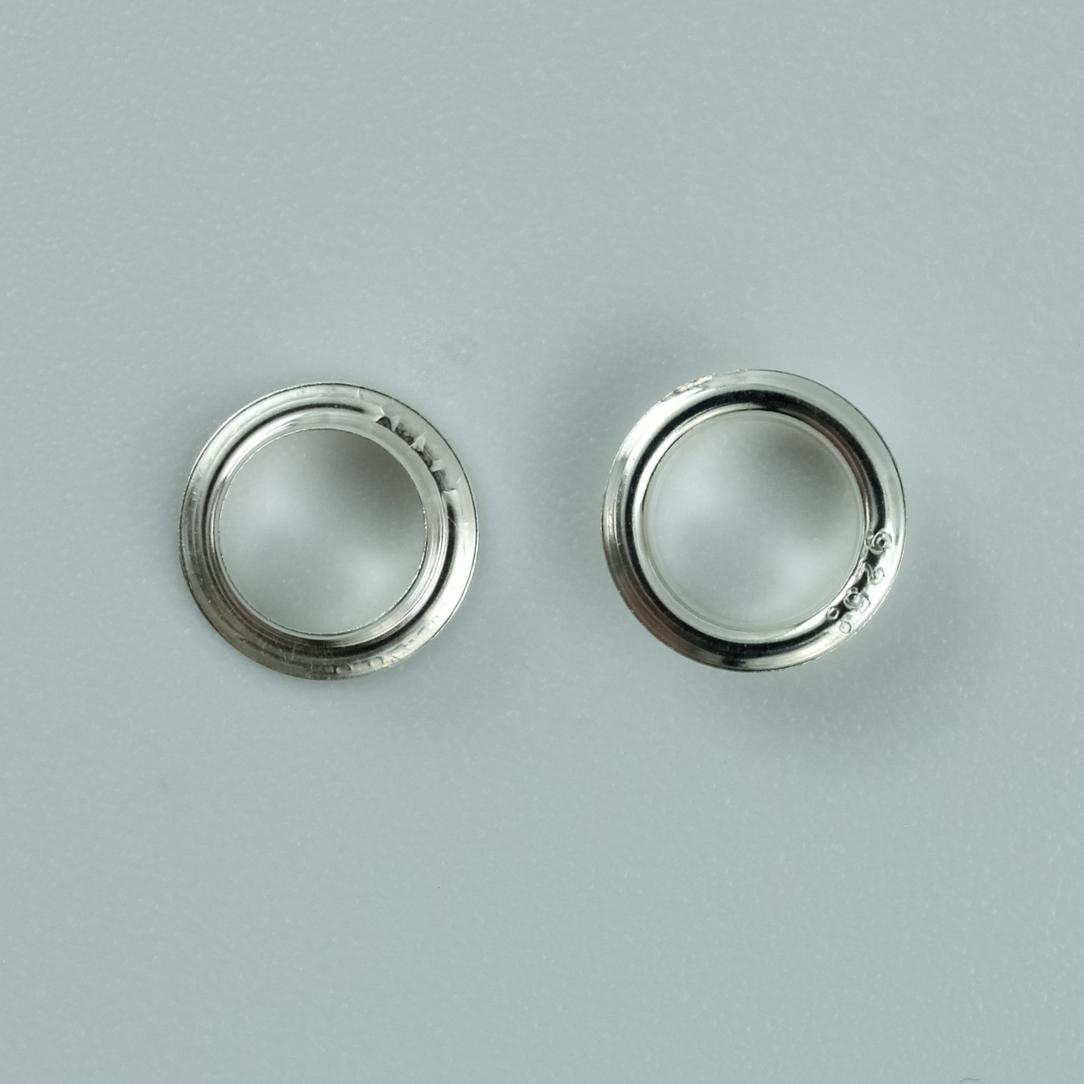 Sterling Silver Bead Grommet - 3.7 X 4mm