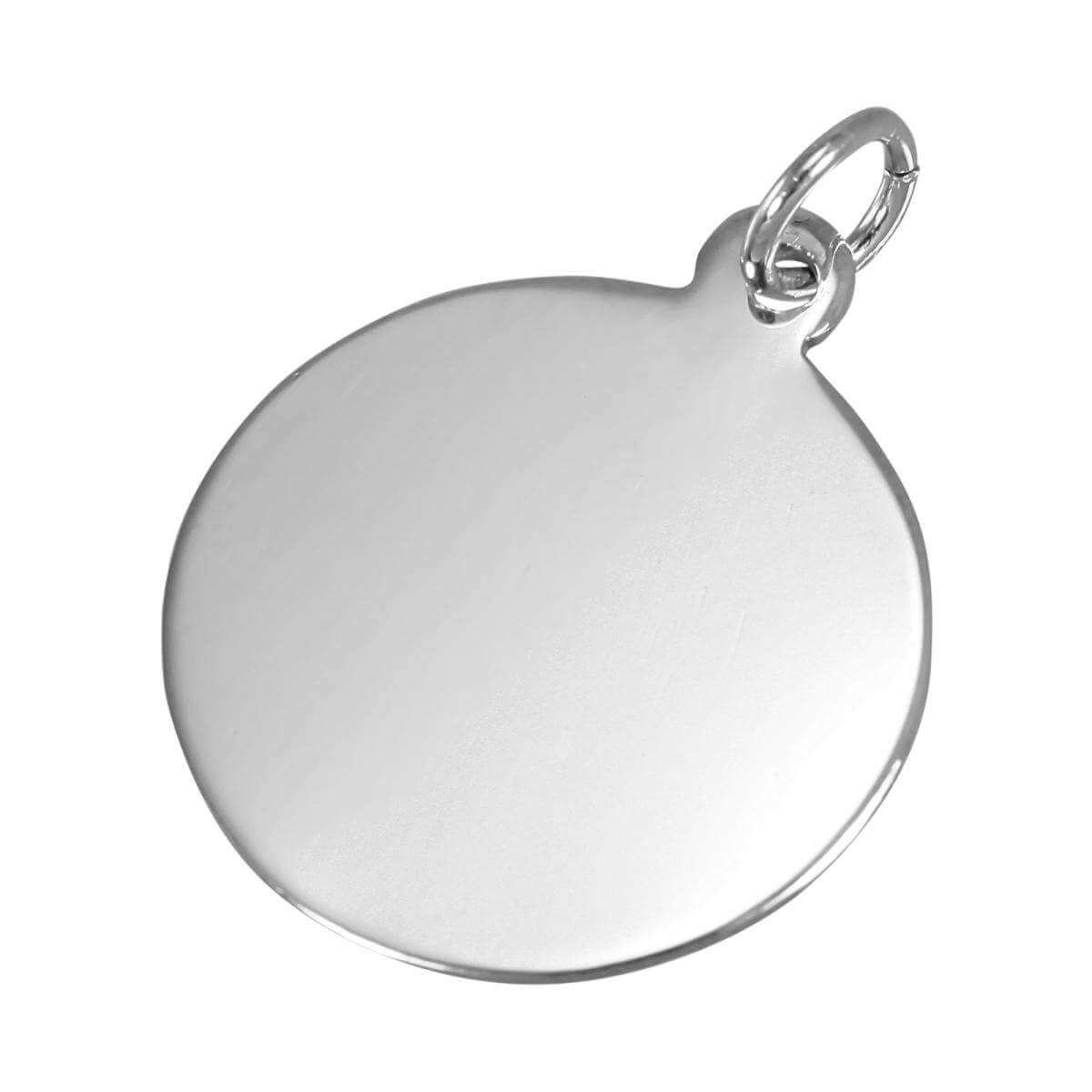 Sterling Silver Engravable Tags - 20.6mm