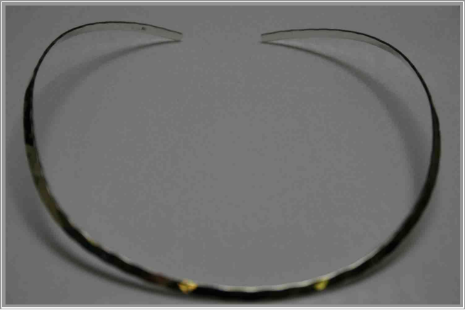 Hammered Oval Collar