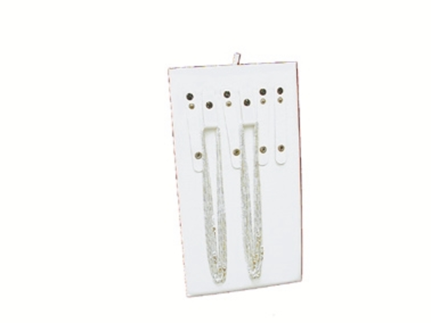 6 Snap Chain board - White Leatherette