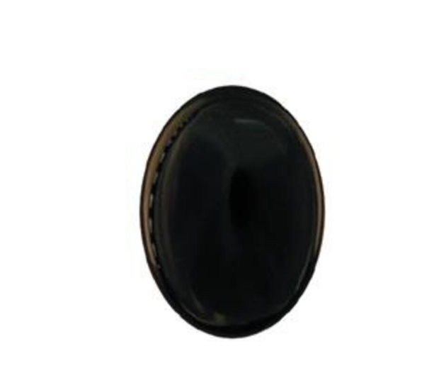 Onyx Black -  15x20 Oval