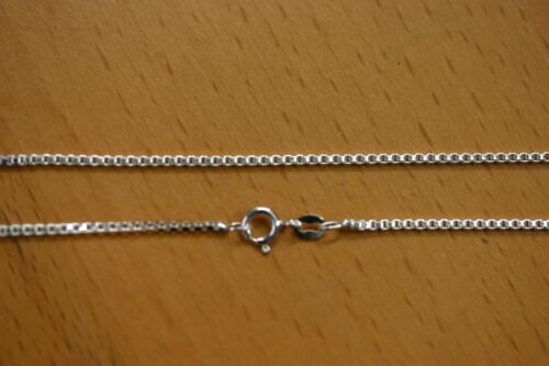 1.5mm Solid .925 Sterling Silver Box Chain Made in Italy 16"