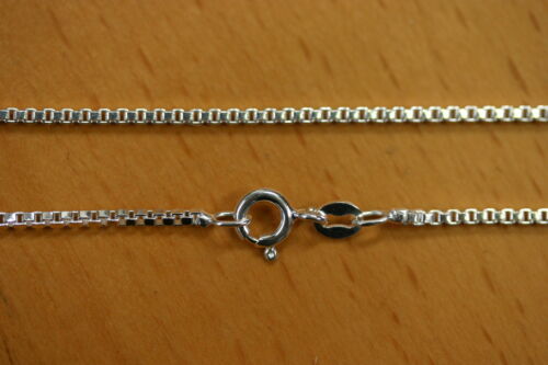 1.5mm Solid .925 Sterling Silver Box Chain Made In Italy 20"