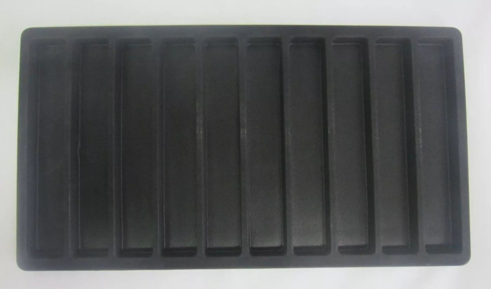 1pc Black Flocked Compartment Display Slots Inserts for Jewelry Cases and Trays(6 Slot)