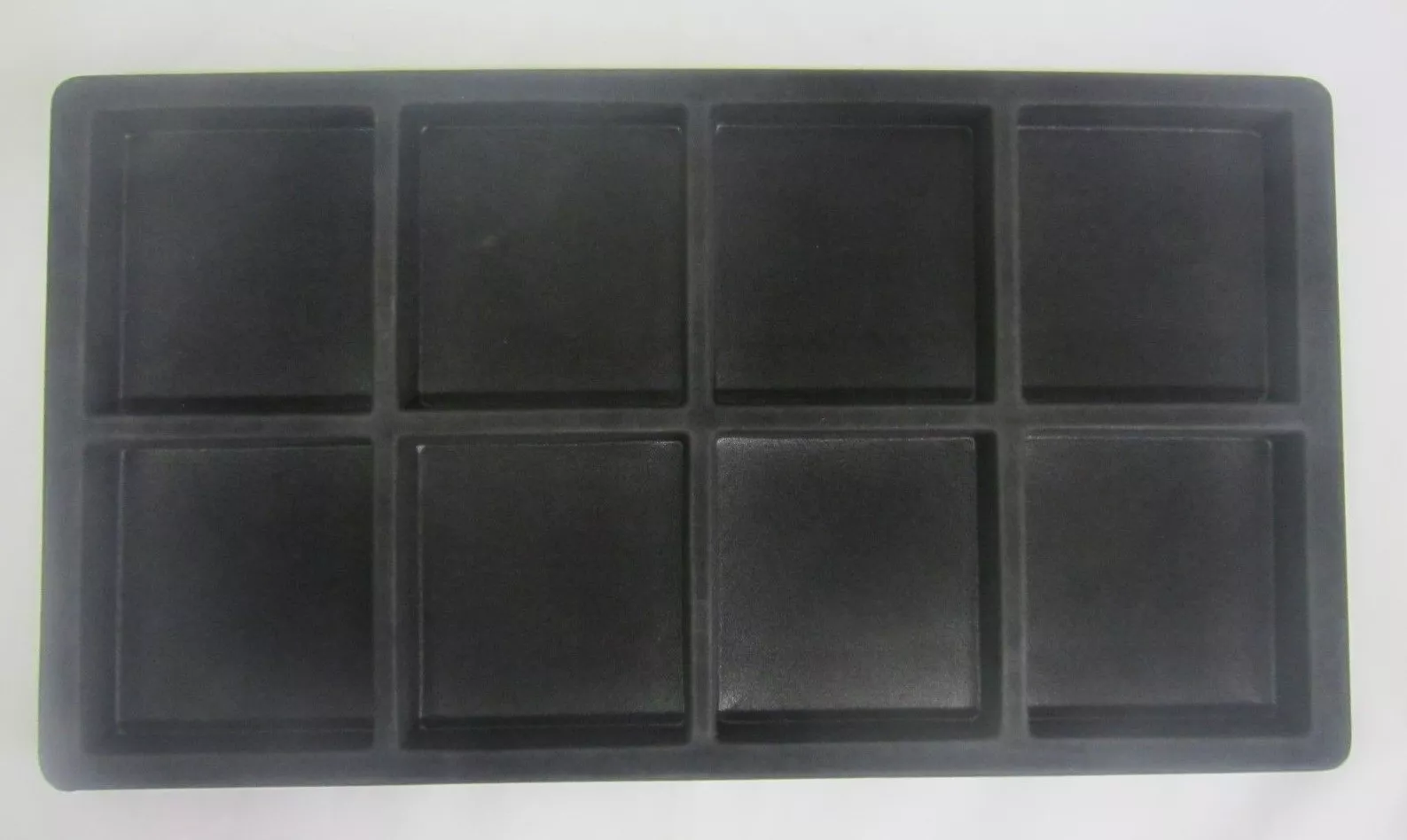 1pc Black Flocked Compartment Display Slots Inserts for Jewelry Cases and Trays(6 Slot)