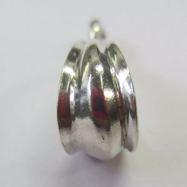 1pc Large Heavy Sterling Silver Solid .925 Bail with Open Ring 20.5mm x 11.2mm