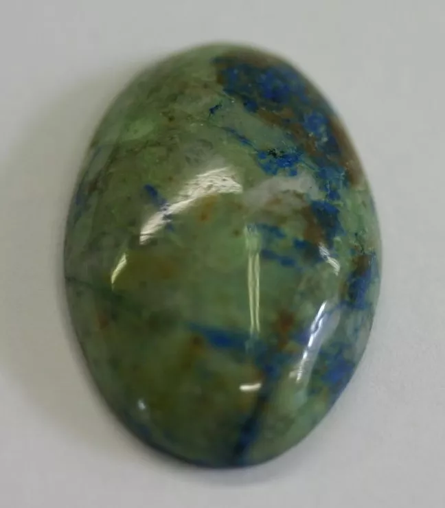 20x30mm Natural Oval Azurite Malachite 6.5mm thickness 27.5ct Arizona Jewelry