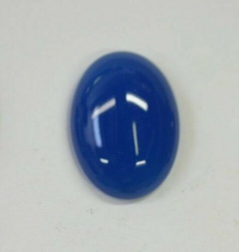 15x20mm Natural Blue Onyx Calibrated Oval Cabochon Gemstones Gems Jewelry