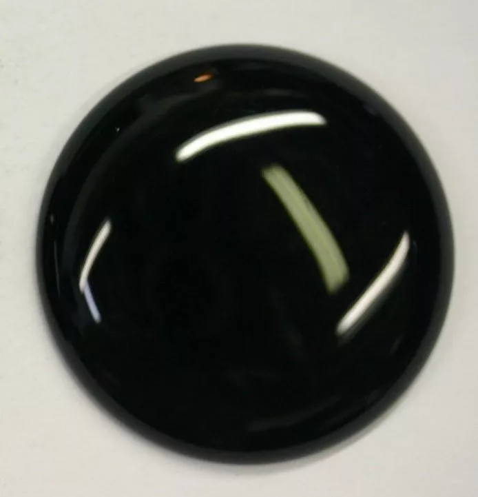 Natural Black Onyx Round Calibrated Cabochon 25mm  Gemstones Jewelry