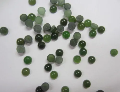 6pcs British Columbia Nephrite BC Jade Round Cabochon 6mm Gemstones