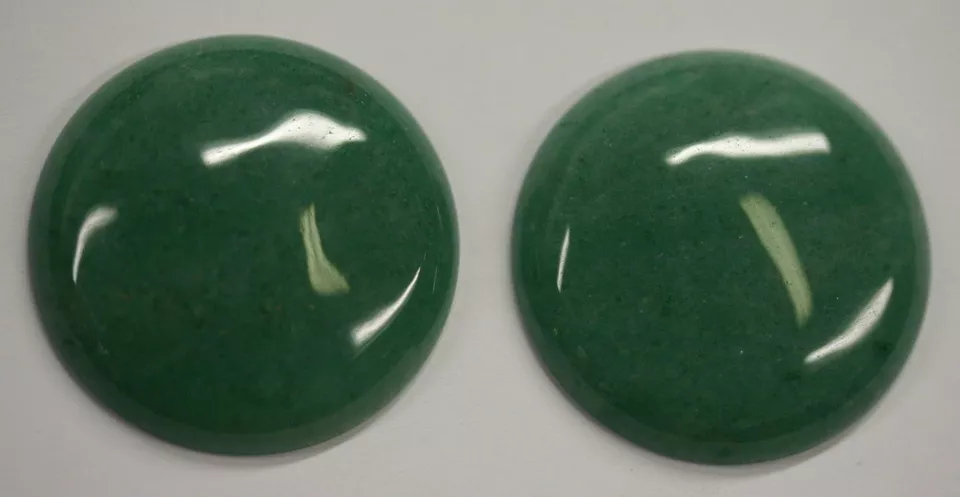 Natural Aventurine Green Round Calibrated Cabochon 20mm Gemstones