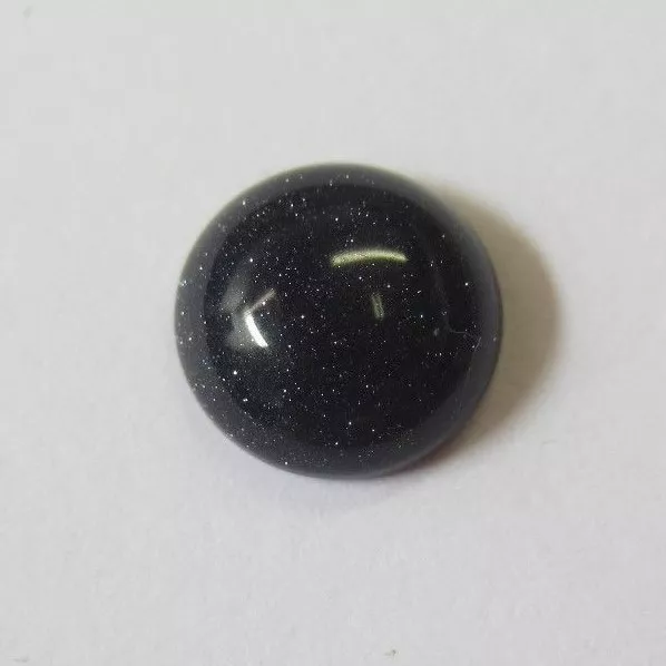 6pcs Blue Goldstone Round Cabochon High Quality 10mm Gemstones Cabs