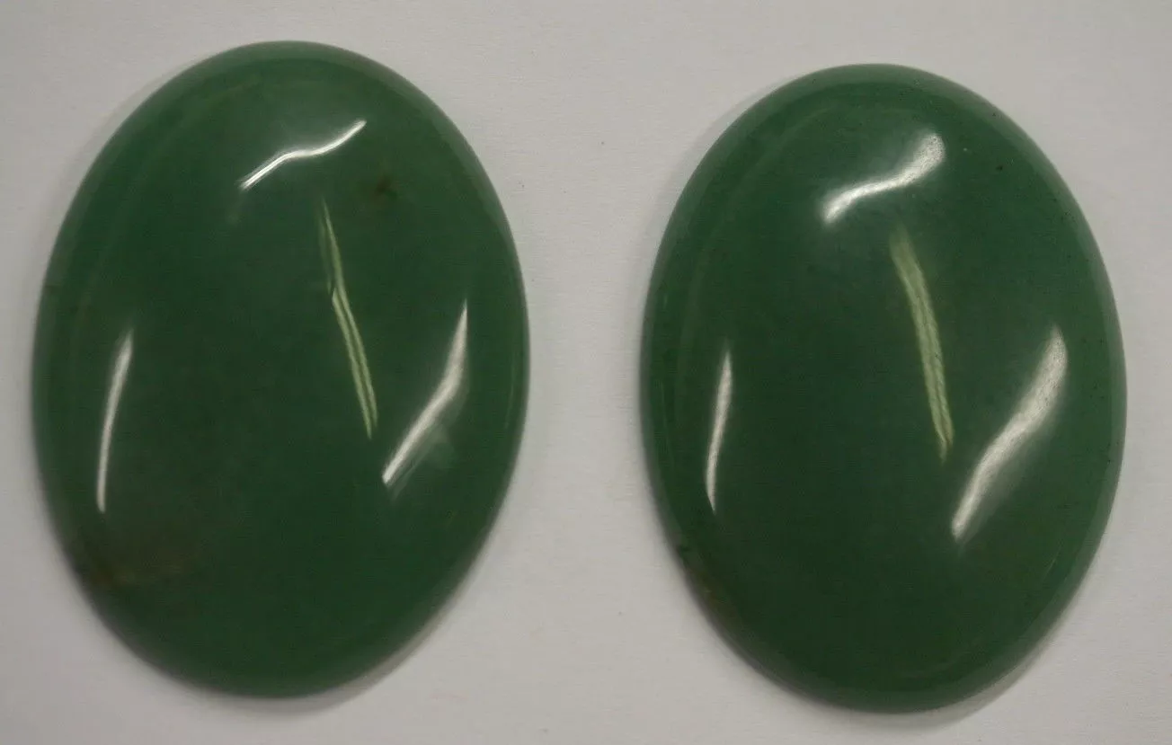 Aventurine Green Oval High Quality Calibrated Cabochon 30x40 40x30 Gemstones