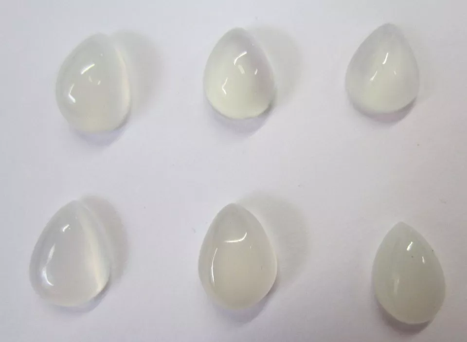 Moonstone Pear Cabochon High Quality 10 X 12 Gemstones