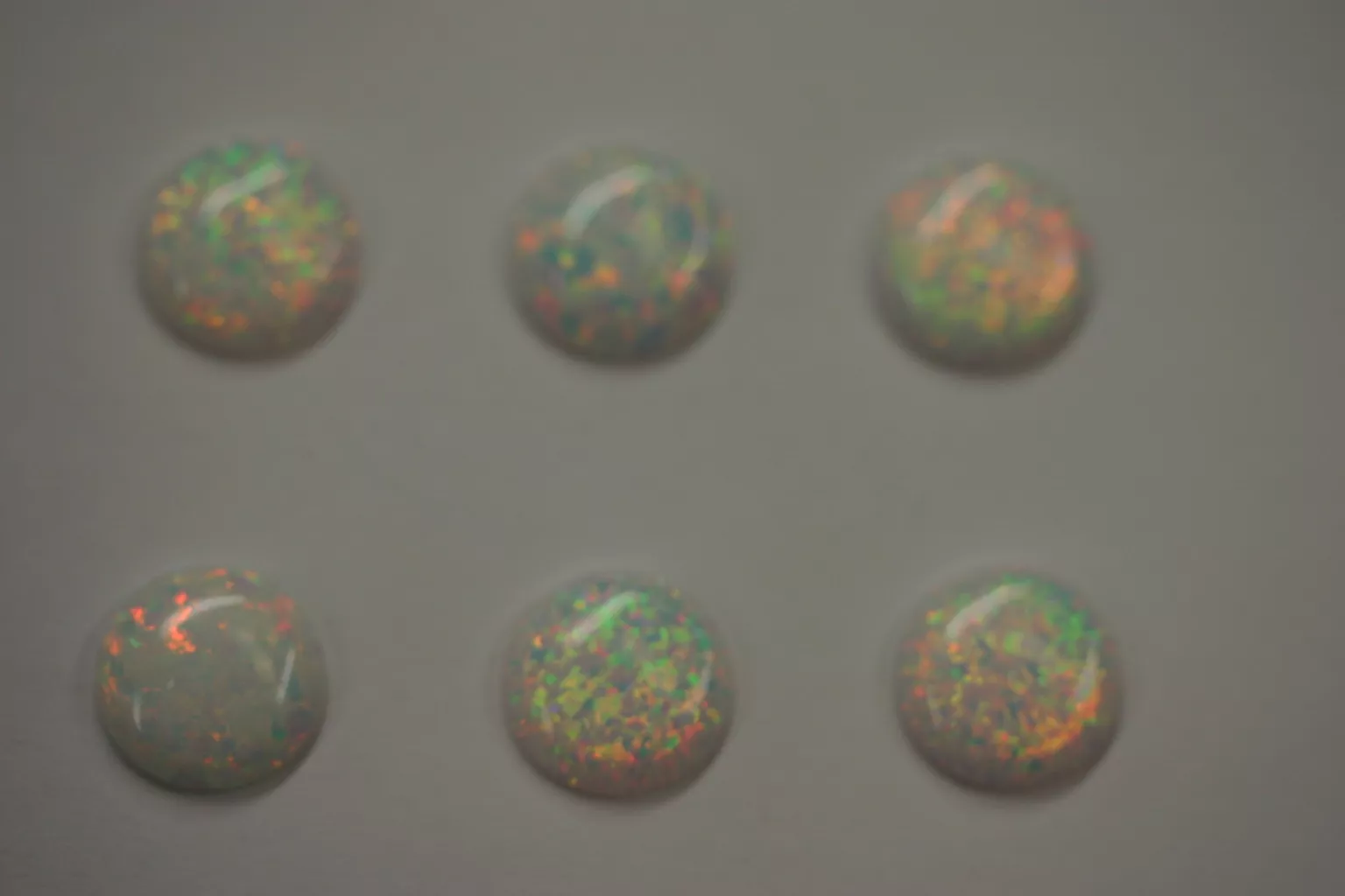 Man-made Opal Calibrated Round Cabochon High Quality Gemstones 10mm