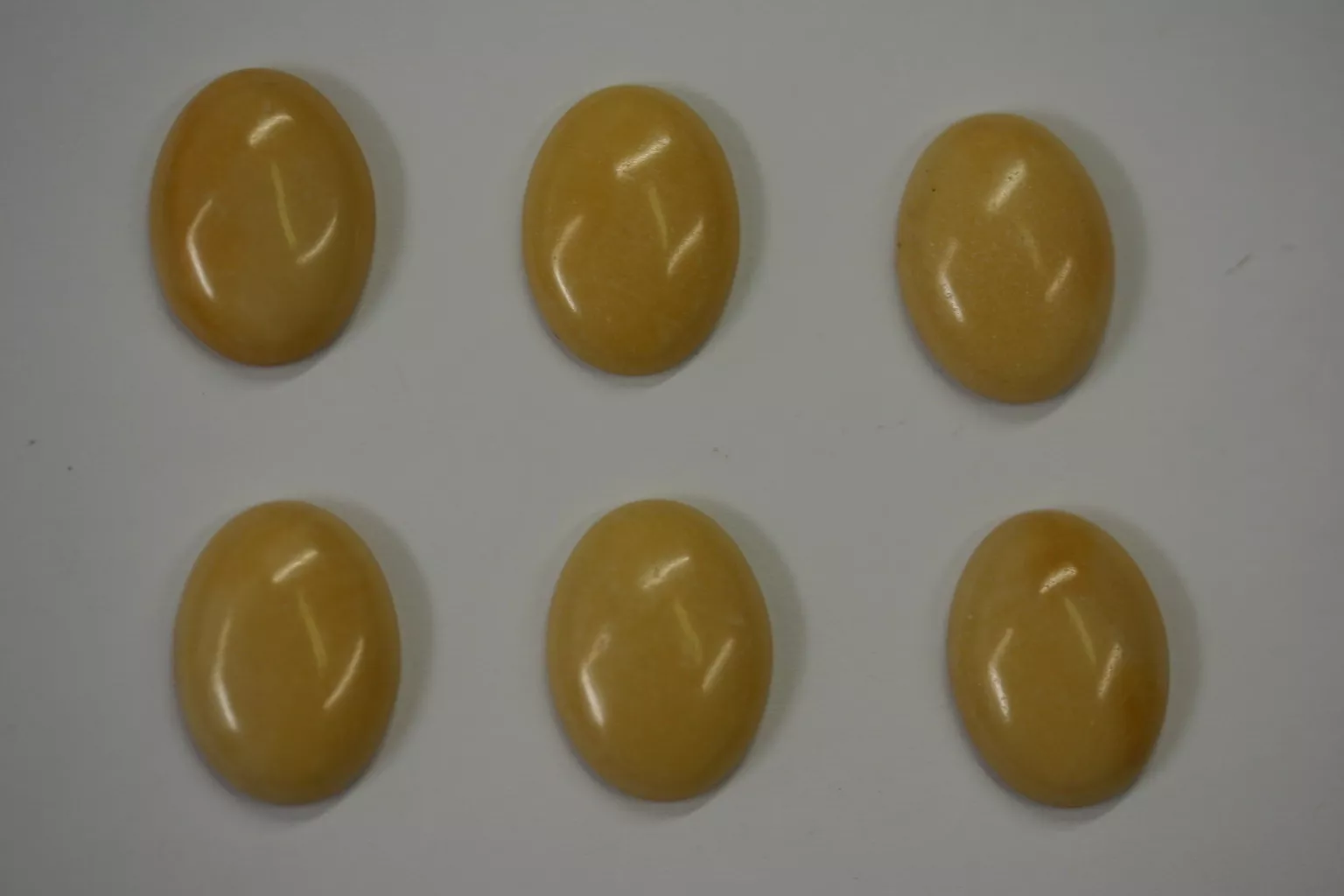 4pcs Aventurine Yellow Oval Calibrated Cabochon 15x20 High Quality Gemstones