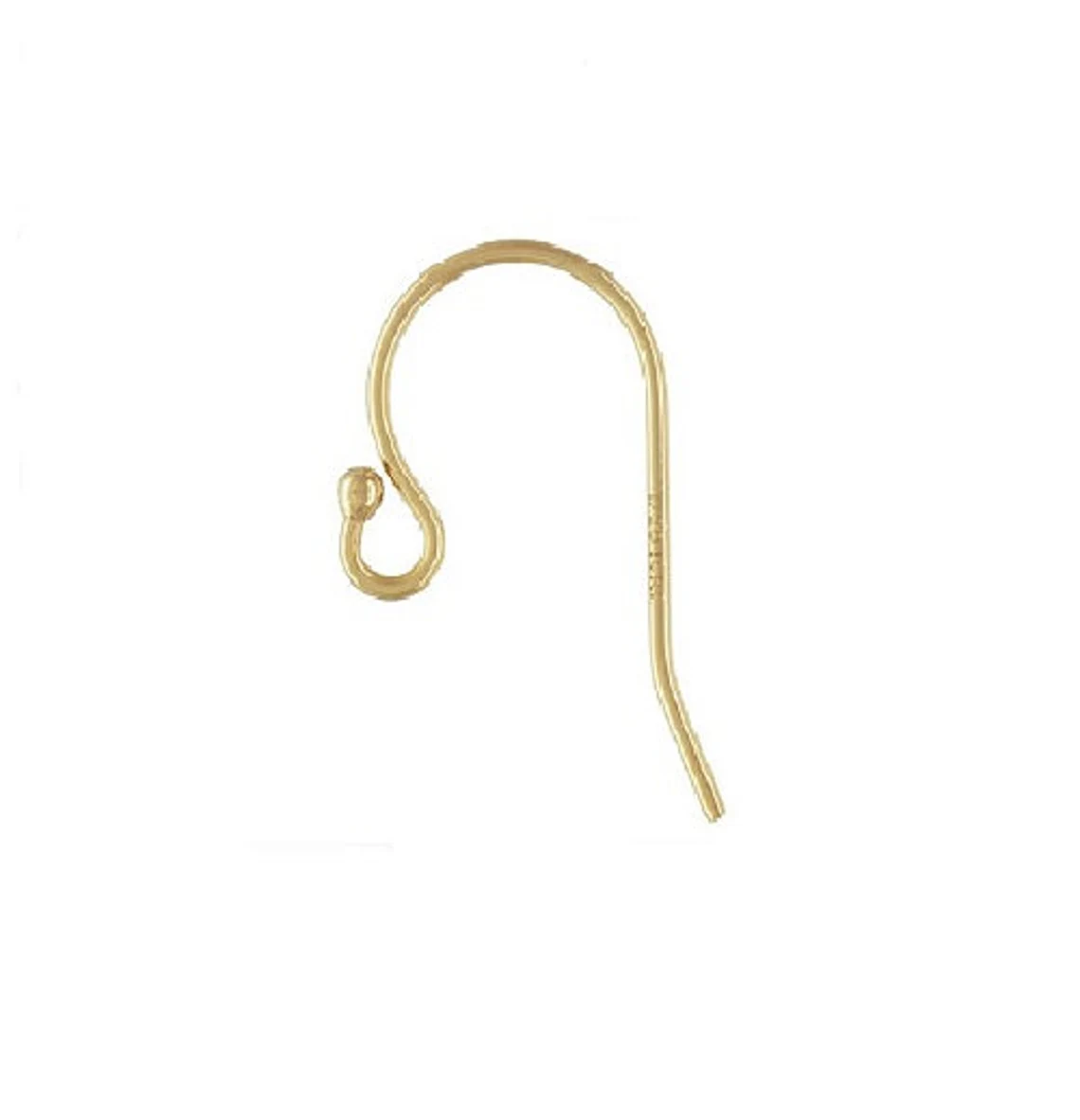 14K Gold Filled Ball End Ear wire