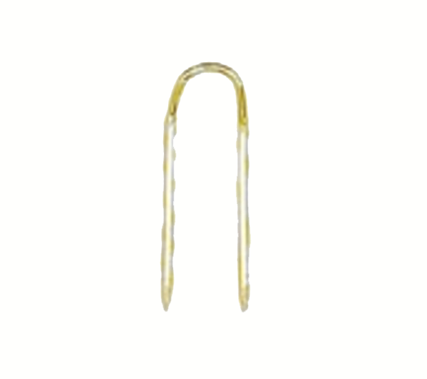 Jewelers U-pins - 16mm Gold tone
