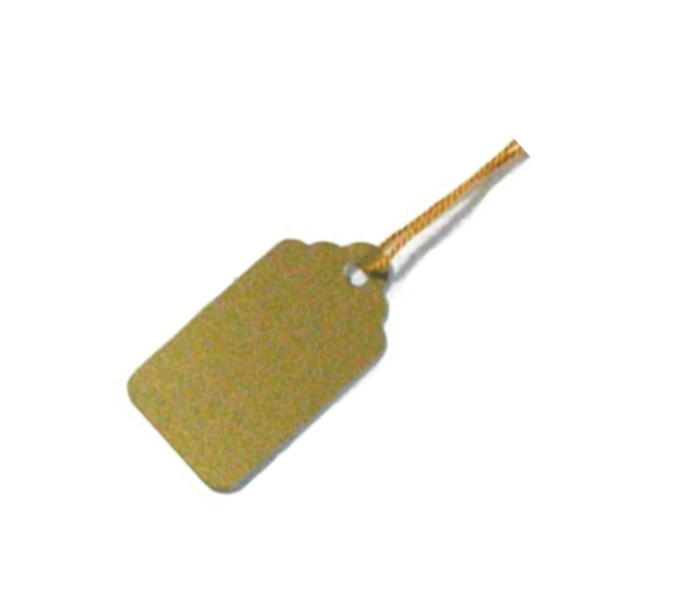 Deluxe Jewelry Tags W/string - Paper 13x25mm