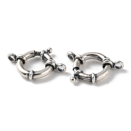 Sterling Silver Spring Clasps - 16mm
