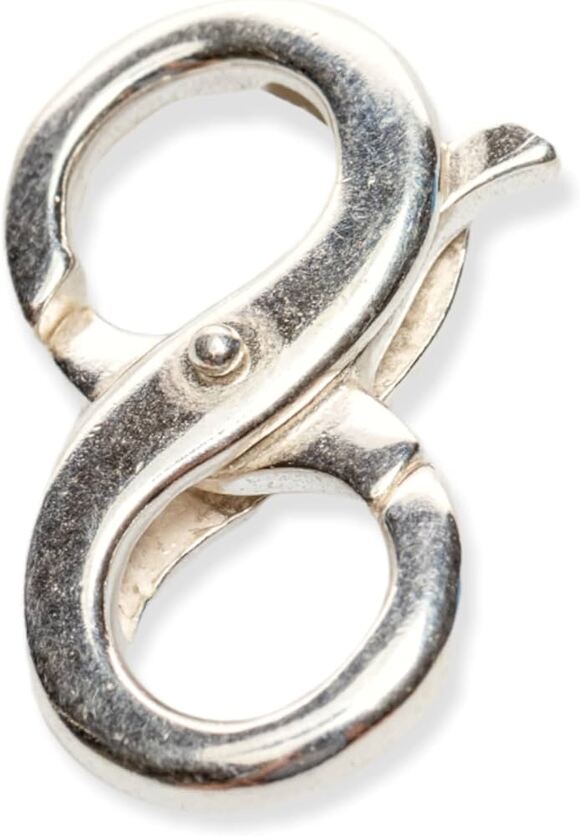 Sterling Silver Double Infinity Clasps - 11mm X 21mm