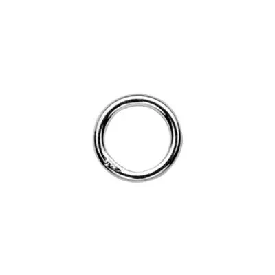 Sterling Silver Closed (Soldered) Jump Rings - 4mm