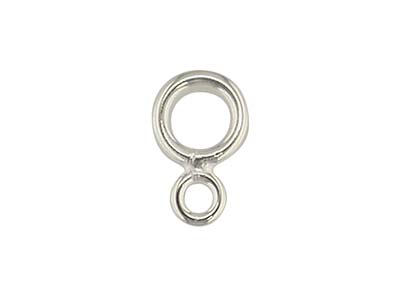 Sterling Silver Figure 8 Ring - 7mm x 11.5mm