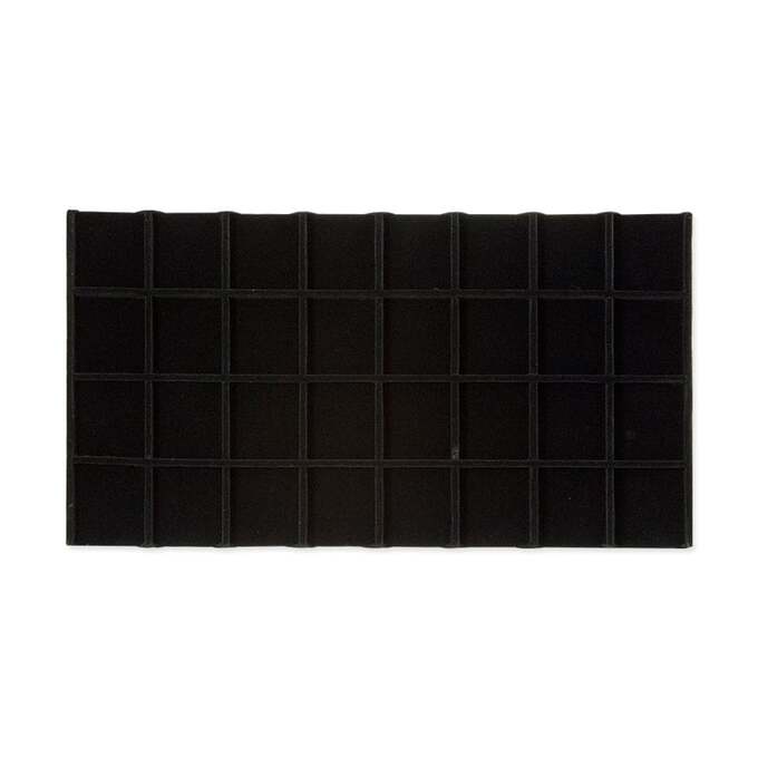 Velvet Tray Inserts - Black