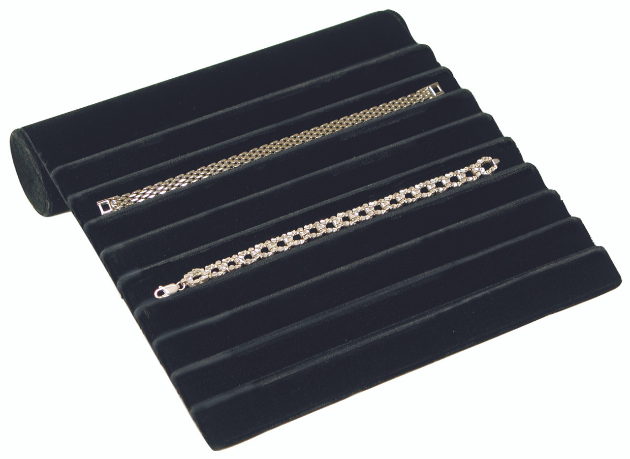 Slanted Bracelet Insert - Black Velvet