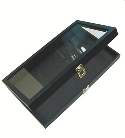 Glass Top Covered Trays
