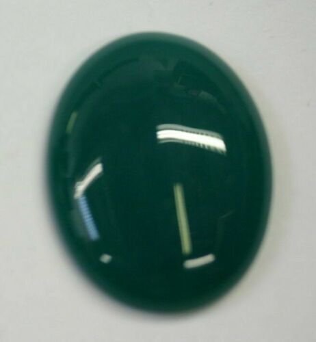 15x20mm Natural Green Onyx Calibrated Oval Cabochon Gemstones Gems Jewelry