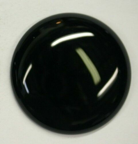 20mm Natural Black Onyx Calibrated Round Cabochon Gemstones Gems Jewelry