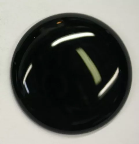 Natural Black Onyx Round High Grade Calibrated Cabochon 25mm